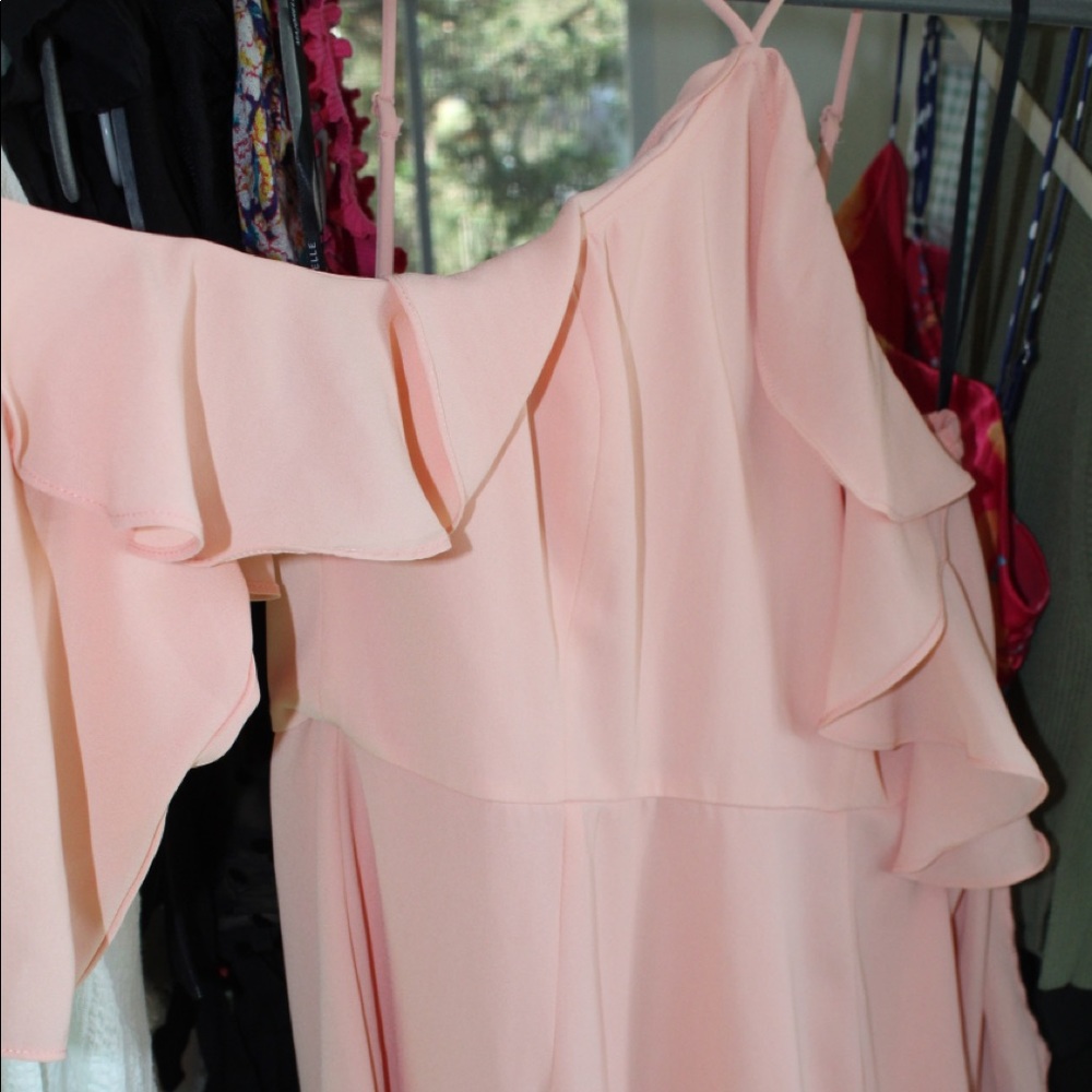 Pink short dress